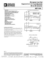 ADP1109AAR-33 datasheet pdf Analog Devices