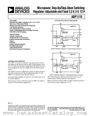 ADP1110AR-33 datasheet pdf Analog Devices