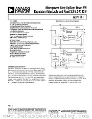 ADP1111AR-5 datasheet pdf Analog Devices