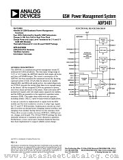 ADP3401ARU datasheet pdf Analog Devices