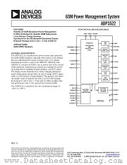 ADP3522ACP-1.8 datasheet pdf Analog Devices