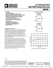 ADR280AKS-REEL7 datasheet pdf Analog Devices