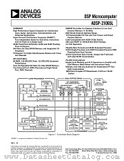ADSP-21065LKS-240 datasheet pdf Analog Devices