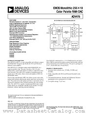 ADV476KN35 datasheet pdf Analog Devices