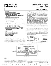 ADV611JST datasheet pdf Analog Devices