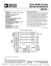 ADV7129KS datasheet pdf Analog Devices