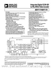 ADV7178KS datasheet pdf Analog Devices