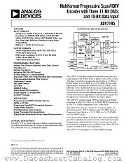 ADV7195KST datasheet pdf Analog Devices