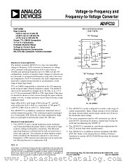 ADVFC32BH datasheet pdf Analog Devices