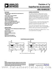 ADXL203CE-REEL1 datasheet pdf Analog Devices