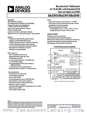 ADUC848 datasheet pdf Analog Devices