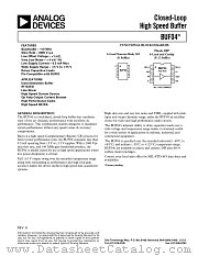 BUF04GS datasheet pdf Analog Devices