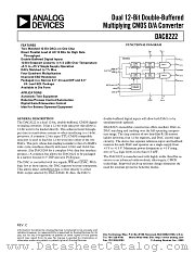 DAC8222FS datasheet pdf Analog Devices