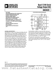 DAC8420QBC datasheet pdf Analog Devices
