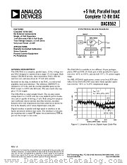 DAC8562FP datasheet pdf Analog Devices
