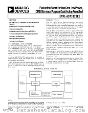 EVAL-AD73322EB datasheet pdf Analog Devices