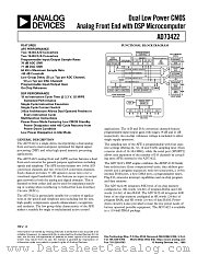 EVAL-AD73422EB datasheet pdf Analog Devices