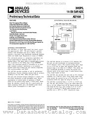 AD7484BST datasheet pdf Analog Devices