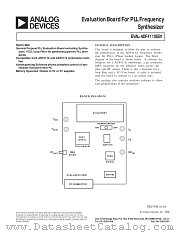 EVAL-ADF411XEB1 datasheet pdf Analog Devices