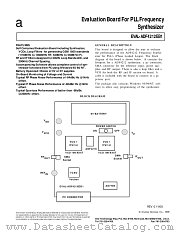 EVAL-ADF4212EB1 datasheet pdf Analog Devices