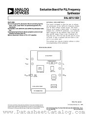 EVAL-ADF421XEB1 datasheet pdf Analog Devices