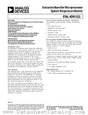 EVAL-ADM1022 datasheet pdf Analog Devices