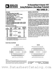 MUX-28FP datasheet pdf Analog Devices