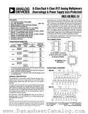 MUX08S datasheet pdf Analog Devices