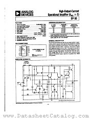 OP-50 datasheet pdf Analog Devices