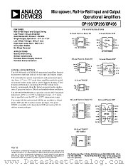 OP496GS datasheet pdf Analog Devices