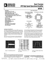 OP249GS datasheet pdf Analog Devices