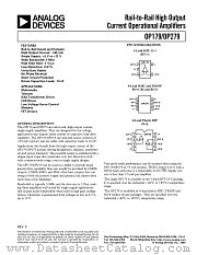 OP179GRT datasheet pdf Analog Devices