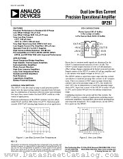 OP297FS datasheet pdf Analog Devices