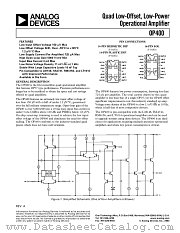 OP400HS datasheet pdf Analog Devices