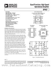 OP467ARC/883 datasheet pdf Analog Devices