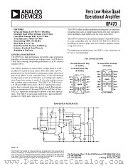 OP470GS datasheet pdf Analog Devices