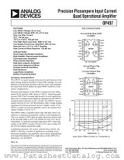 OP497CY datasheet pdf Analog Devices