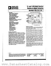 SDC1740541B datasheet pdf Analog Devices