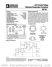 REF-02 datasheet pdf Analog Devices