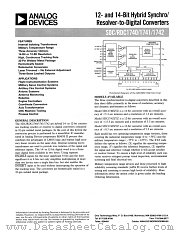 SDC1740 datasheet pdf Analog Devices