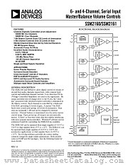 SSM2160S datasheet pdf Analog Devices