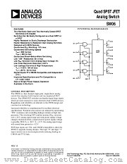 SW06BRC datasheet pdf Analog Devices