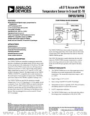 TMP05BKSZ-500RL7 datasheet pdf Analog Devices