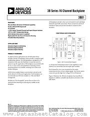 3B01 datasheet pdf Analog Devices