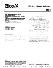 5B02 datasheet pdf Analog Devices