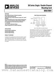 5B03 datasheet pdf Analog Devices