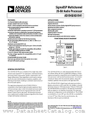AD1941 datasheet pdf Analog Devices