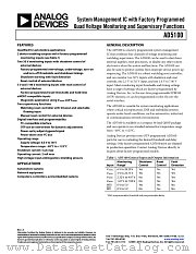 AD5100 datasheet pdf Analog Devices