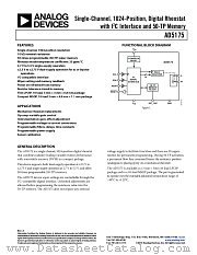 AD5175 datasheet pdf Analog Devices