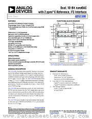 AD5338R datasheet pdf Analog Devices